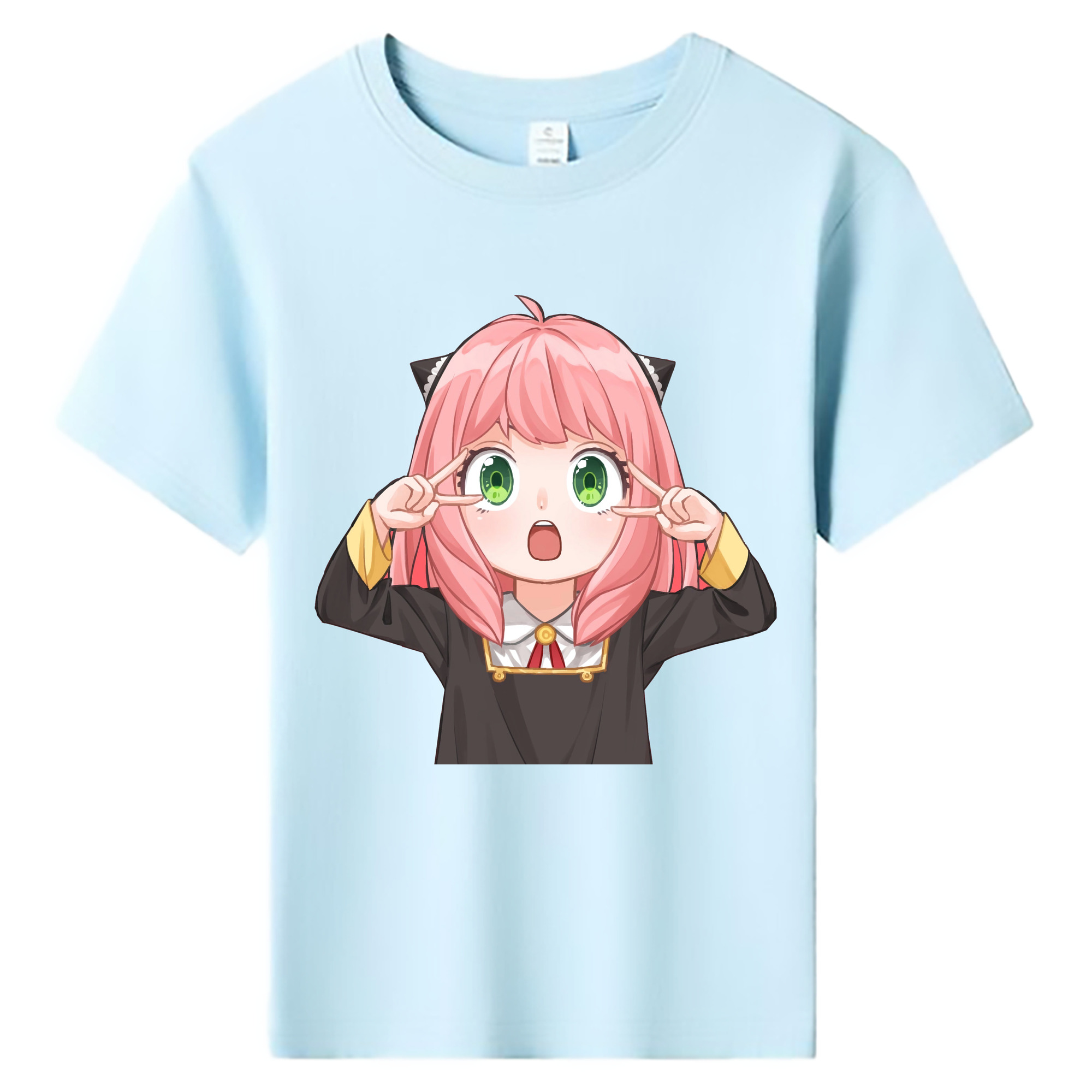 （画像用） SPY×FAMILY间谍家家酒 綿100％キッズTシャツ（フロントプリント）